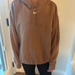 BROWN NIKE HOODIE